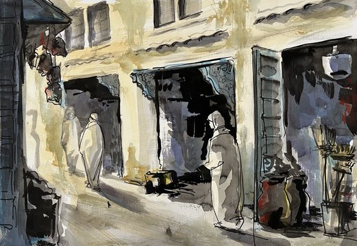 In den Straßen von Essaouira