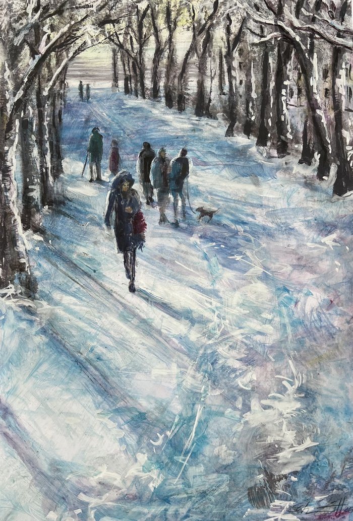 Vom Michel zur Elbe - Schnee